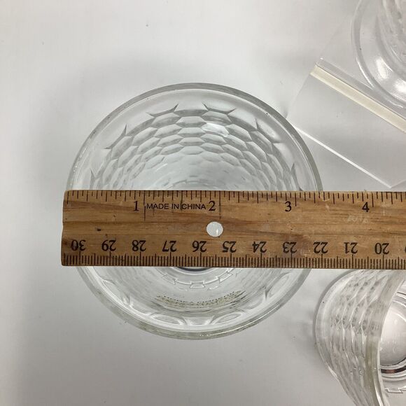 Bärenjäger Barenjager Honey Liqueur Glass Coffee Mug Honeycomb Pattern Set of 4 - Picture 8 of 9